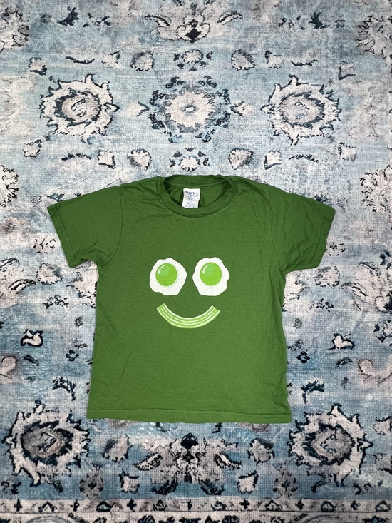 port &company Other - Kids Green Smiley Face Graphic Tee‎